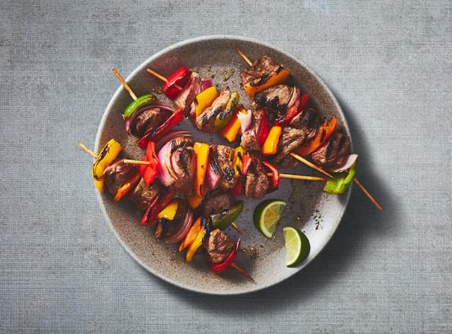 Ready for you - Beef kabobs with Vegetables